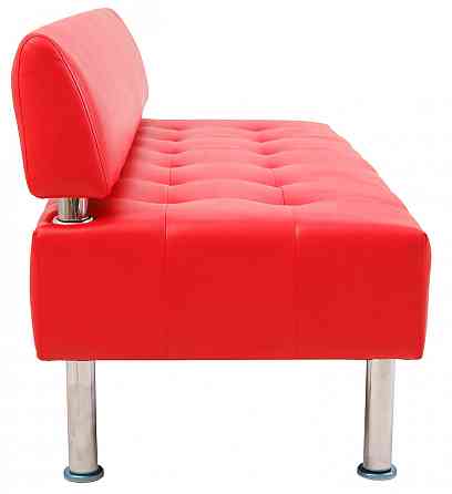 Диван Office Boom двойка со спинкой 1550х650х750 Красный Киев