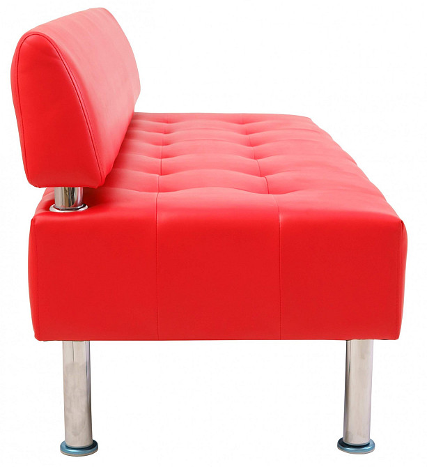 Диван Office Boom двойка со спинкой 1550х650х750 Красный Киев - изображение 3