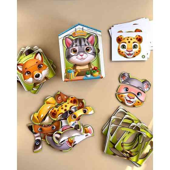 Деревянный пазл-вкладыш 