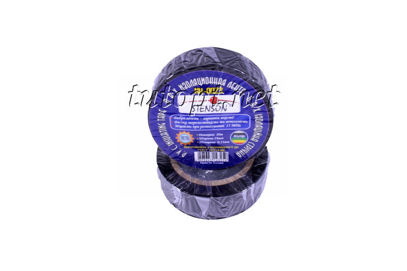 Изолента STENSON стенсон 10м черная MH-0022 Днепр - изображение 2