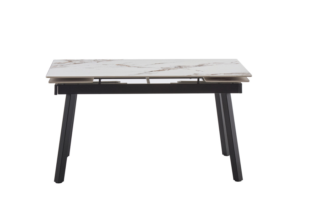 Стіл Бастіон 140 (+30+30)*80, чорний/нефріт білий Київ - фото 3