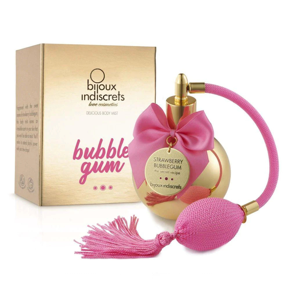 Парфюм для тела с феромонами Bijoux Indiscrets Strawberry Bubble Gum и ароматом клубничной жвачки Sex Aura Киев - изображение 1
