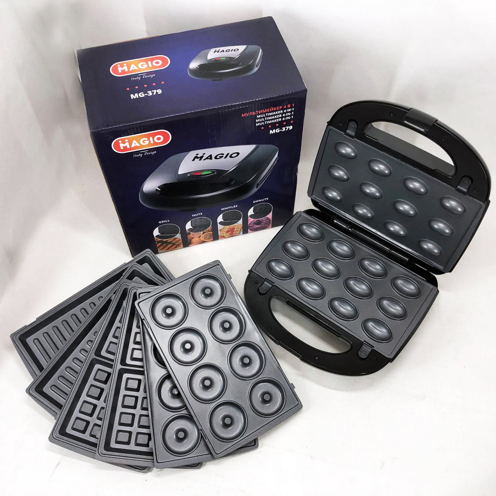 Багатофункціональна вафельниця зі змінними пластинами, Електровафельниці для кухні YR-86 Львів - фото 12