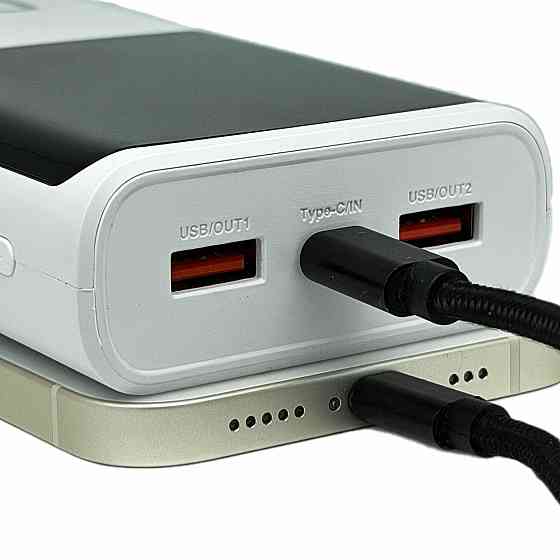 Повербанк K15 20000 mAh 66W - Білий Київ