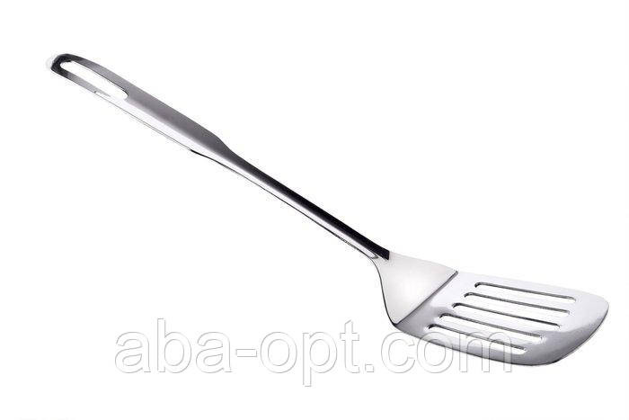 Лопатка з прорізами із нержавіючої сталі L 32 см (шт) Одеса - фото 1