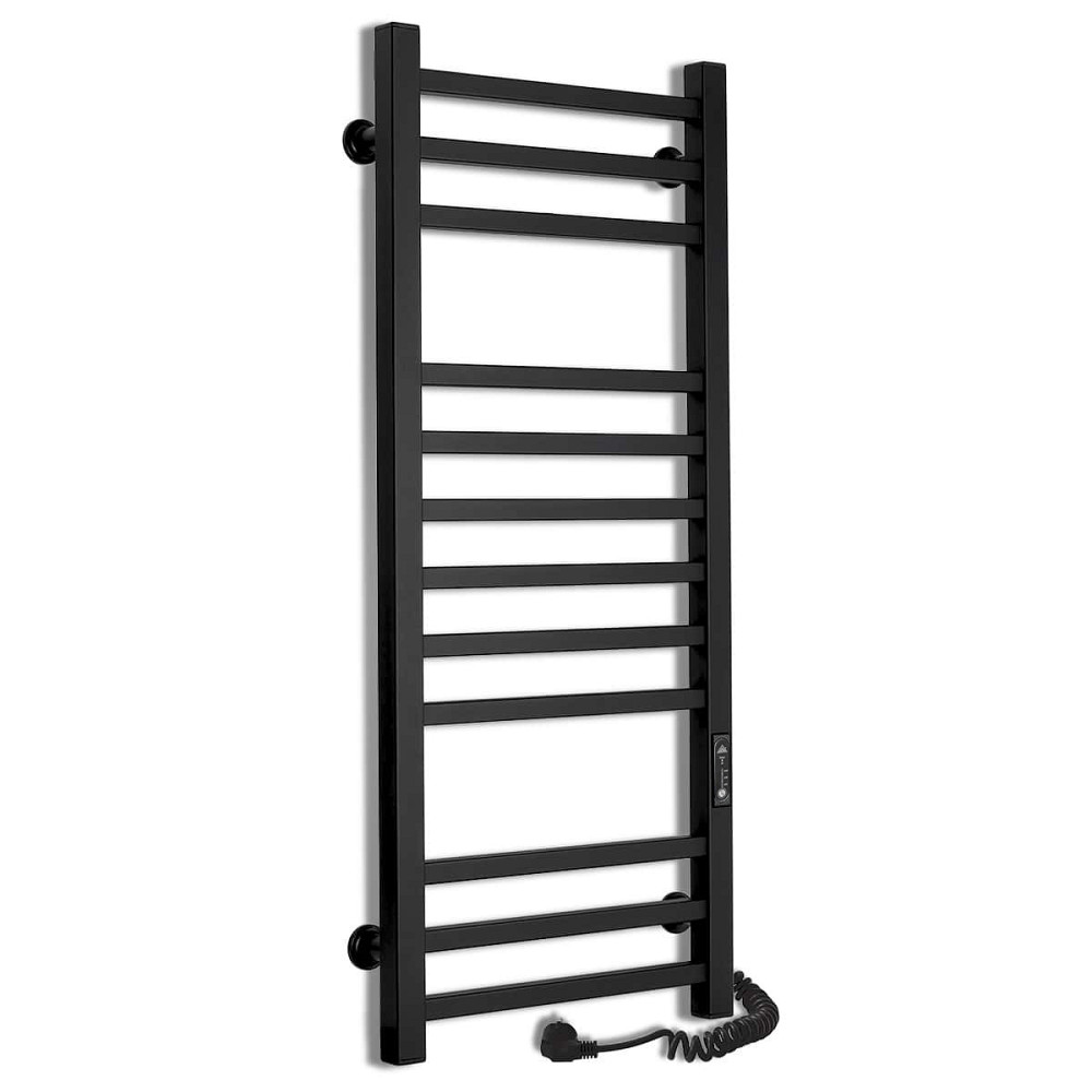 Електрична рушникосушка Laris Зебра Імідж ЧКЧ12 350Х900 чорний, праве підключення Київ - фото 1