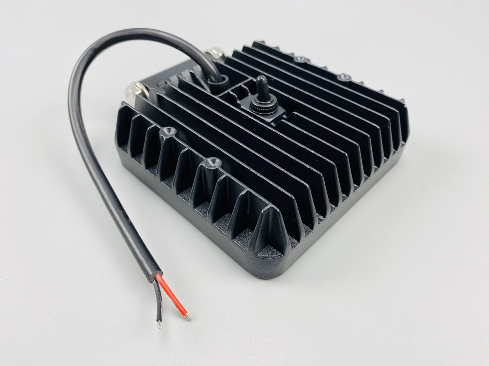 Світлодіодна робоча фара для позашляховика квадратна фари дальнього світла 6000K 90W з вимикачем на корпусі Мукачево - фото 6