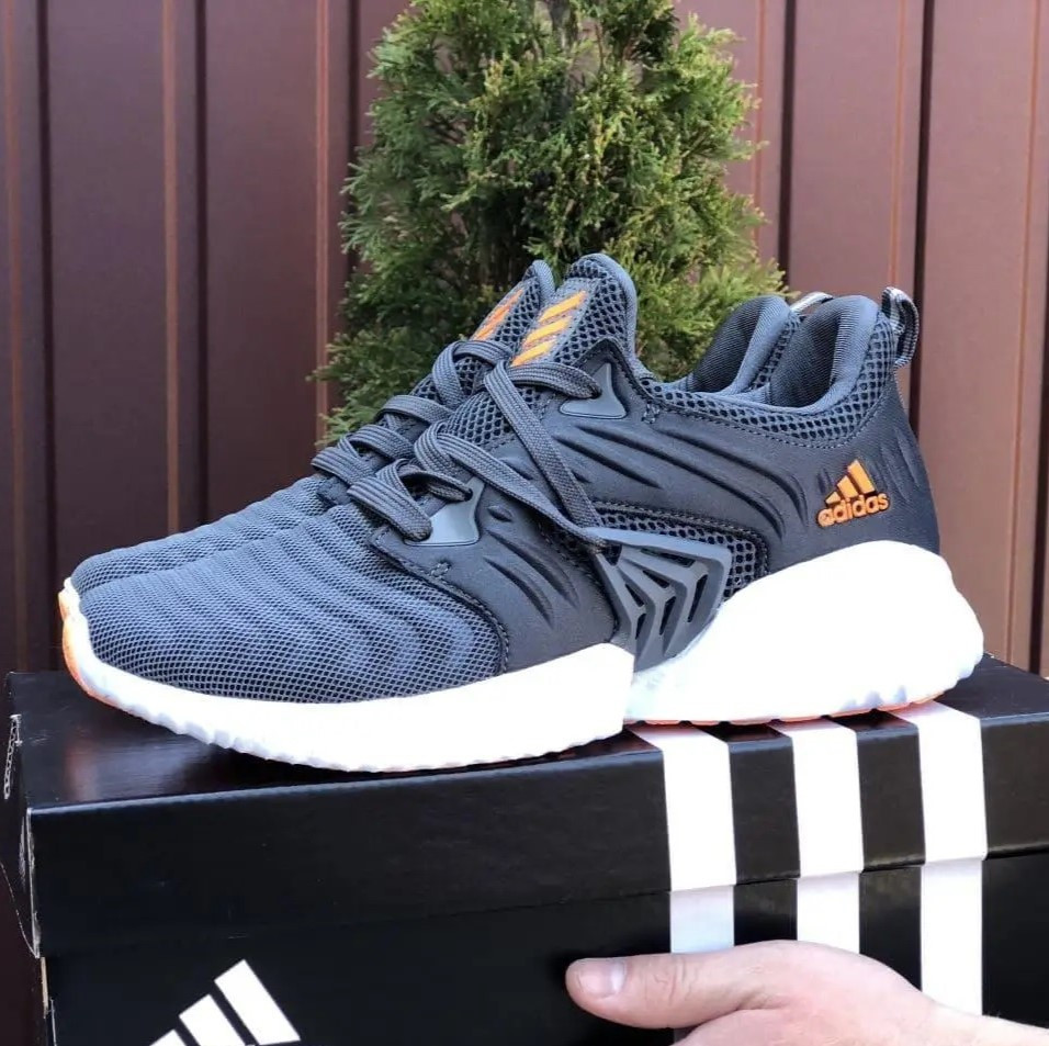 Кросівки Чоловічі Adidas Alphabounce Сірі Адідас (розміри: 42,43,44,45) Відео Огляд Дніпро - фото 10