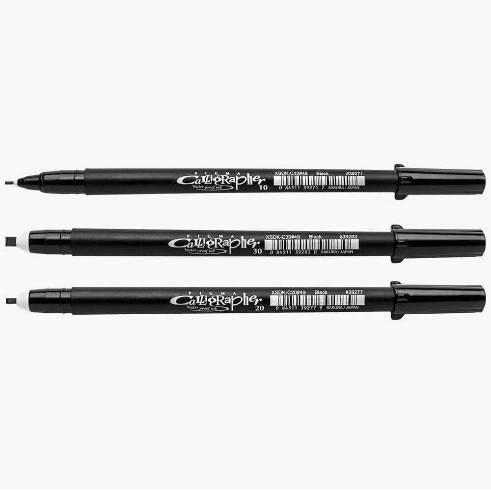 Набор ручек для каллиграфии PIGMA CALLIGRAPHER 3шт Sakura Киев - изображение 3