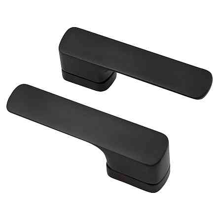 Дверна ручка на розетці M&T Minimal2.0 147780 TIN-K титан/чорний матовий Київ