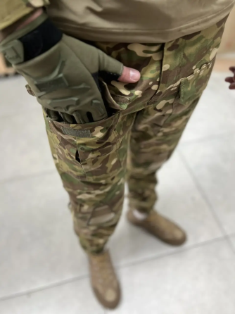 Тактичний літній костюм форма Ubacs з наколінниками та налокітниками (Мультикам) M Вінниця