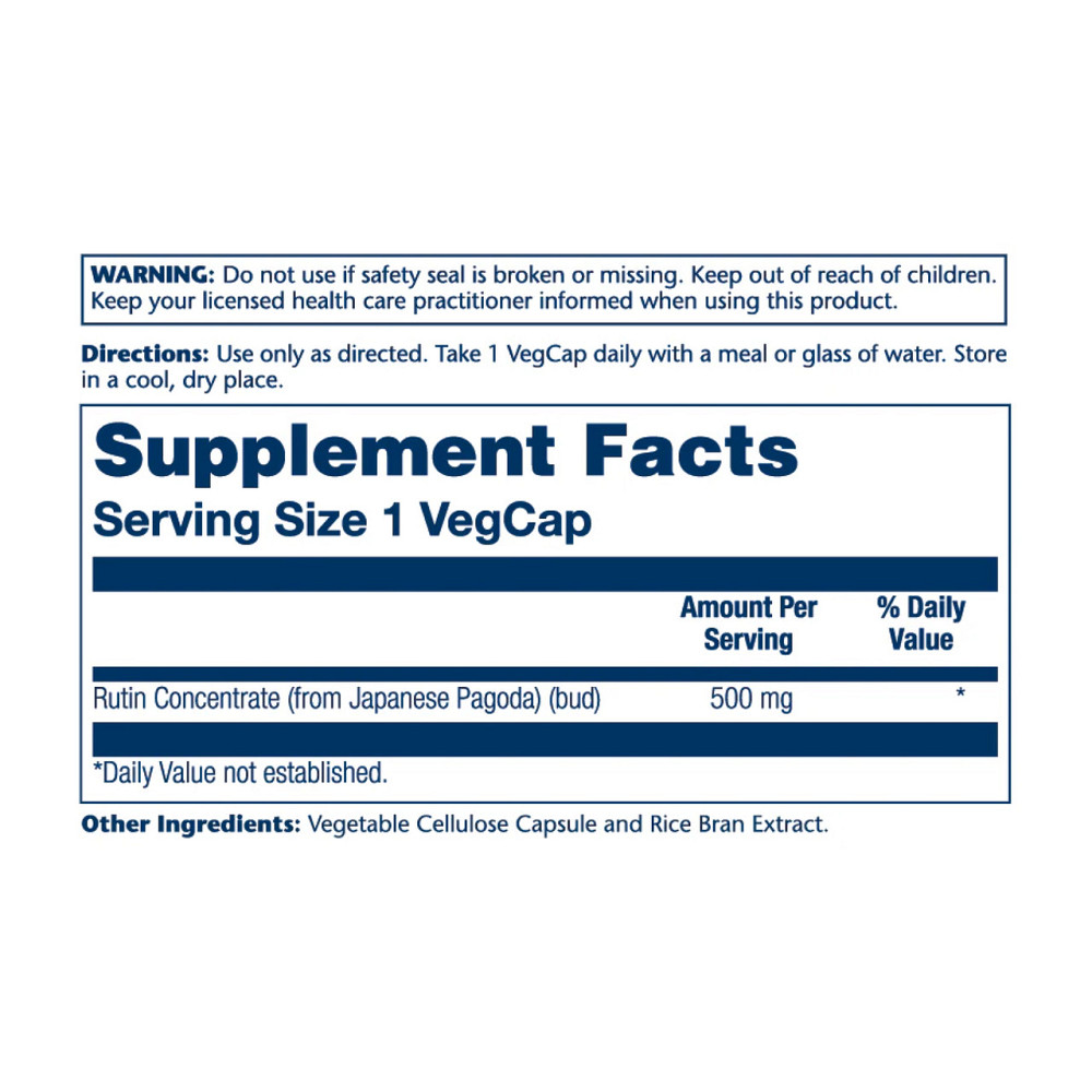 Рутин Solaray Rutin 500mg 90 vcaps Київ - фото 3