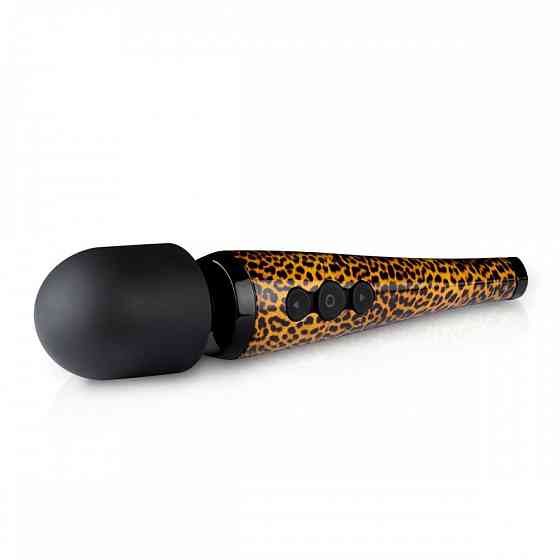 Вибратор микрофон Shaka Wand, черный, леопардовый Sex Aura Киев