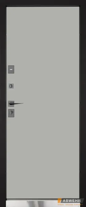 Вхідні двері Abwehr Megapolis Kale Harmonia 546/0 Чорна шагрень + Олово супермат 960*2050 мм Київ - фото 2