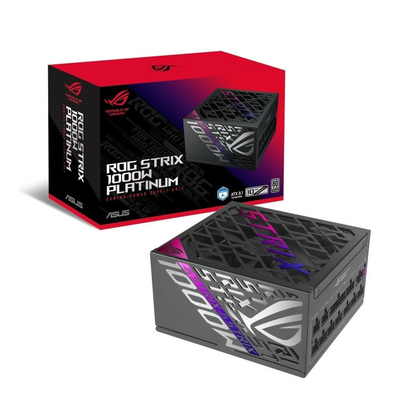 Блок живлення Asus ROG Strix 1000P Gaming (90YE00W1-B0NA00) Чорний Харків - фото 8