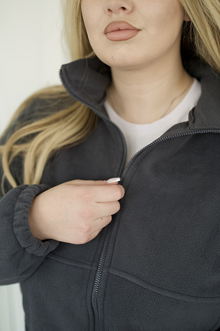 Флисовая женская кофта на молнии Jacket