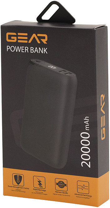 Универсальные мобильные батареи GEAR 20000mAh, PD22.5W, 1C+2A+1micro (WP952P) Киев - изображение 17