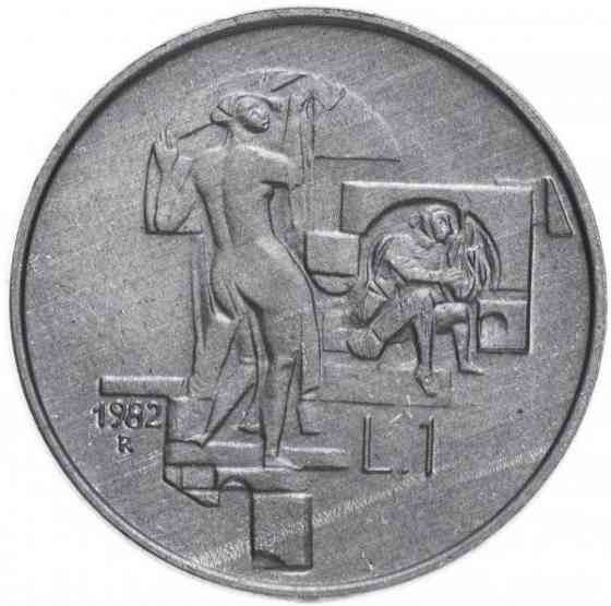 Монета 1 лира. 1982 рік, Сан-Маріно.UNC Полтава
