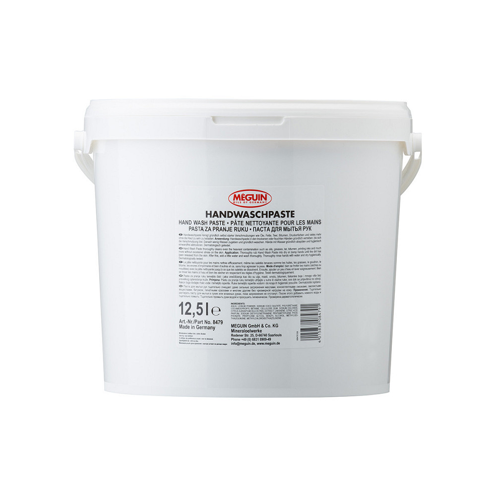 MEGUIN 8479 — Паста для миття рук HANDWASCH PASTE 12,5 л | Професійний засіб для очищення рук від мастила, оливи та технічних забр Ковель - фото 1