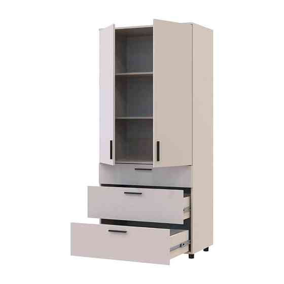 Шафа для одягу Doros Торн Кашемір 2 ДСП/3Ш (полиці) 90х51.6х200 (DRS-012028) Дніпро