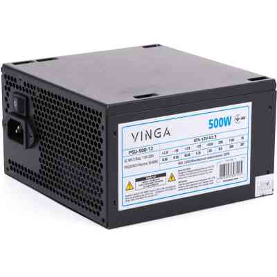 Блок живлення Vinga 500W ОЕМ (PSU-500-12) Вінниця