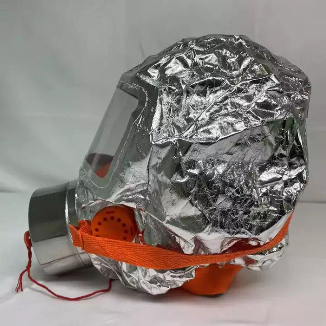 Маска протигаз, панорамний протигаз Fire mask AQ-27 Київ - фото 7