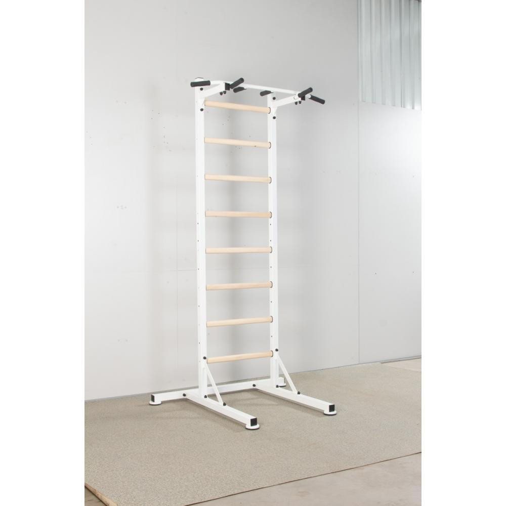 Шведская стенка передвижная универсальная напольная для детей и взрослых со скамьей для пресса Каменское - изображение 5