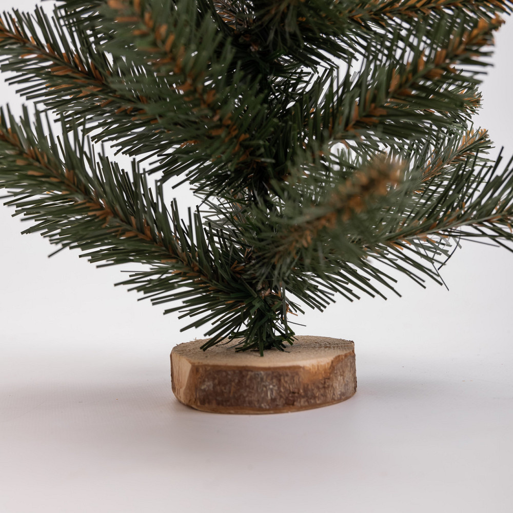 Lugi Штучна новорічна настільна міні ялинка «Полонинська» зелена 45 см SOK-M-03-2 Коломия - фото 4