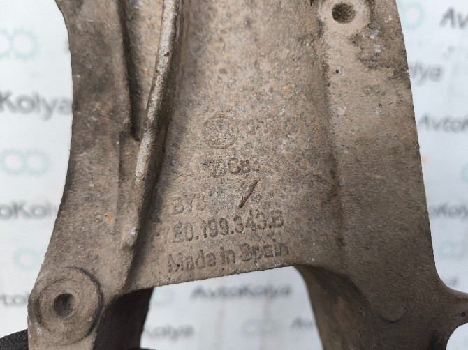 Кронштейн (опора) подушки двигуна правий VW T5 T6 2.0 tdi 2003-2019 (7E0199343B) Ковель - фото 5