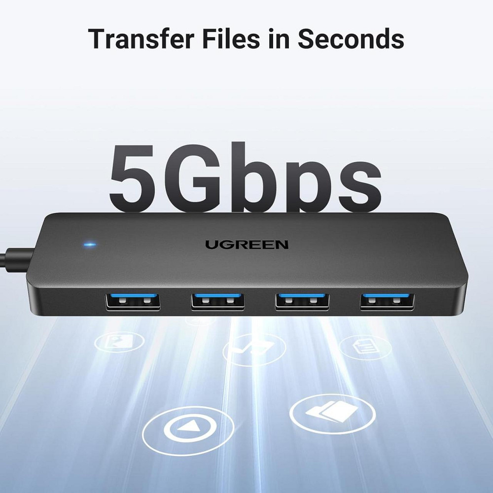 USB-хаб UGREEN 4-Port USB 3.0 Hub 1m Киев - изображение 4