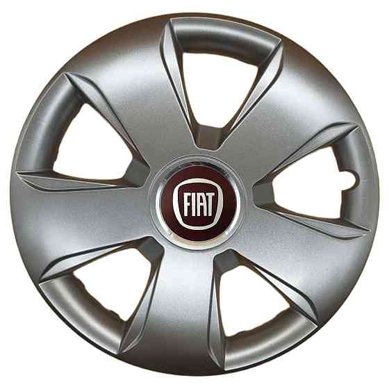 Автомобільні модельні ковпаки R13 Fiat 102 4шт, SJS, сріблясті Київ