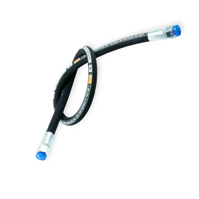 Рукав тиску (РВД) S27 L=1,2 1sn DN12 (Євро) високого Мукачево - фото 1