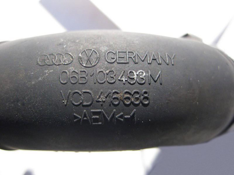 VAG  06B103493M Патрубок вентиляції картера Audi A4 Seat Exeo Skoda Superb VW Passat Одеса - фото 3