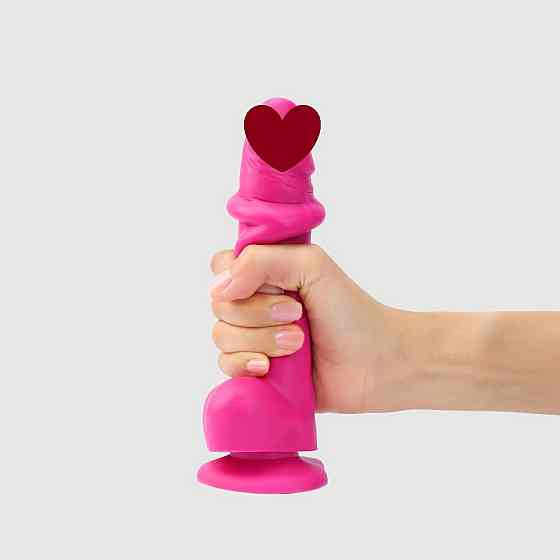 Реалістичний фалоімітатор Strap-On-Me Sliding Skin Realistic Dildo Fuchsia S, ефект рухливої шкіри Sex Aura Київ