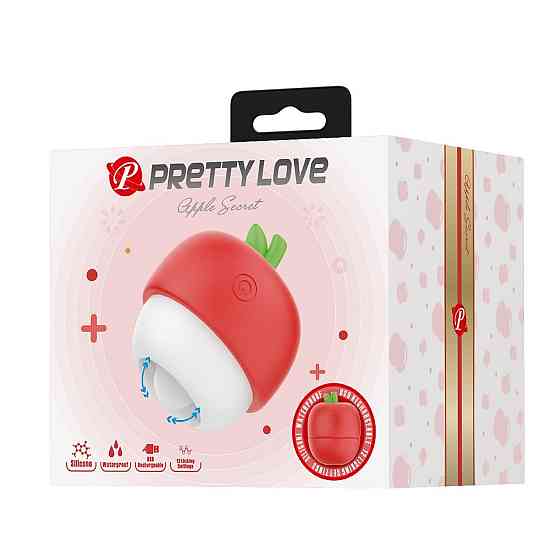 Вібростимулятор PRETTY LOVE APPLE SECRET, 12 licking settings, Silicone ABS Sex Aura Київ