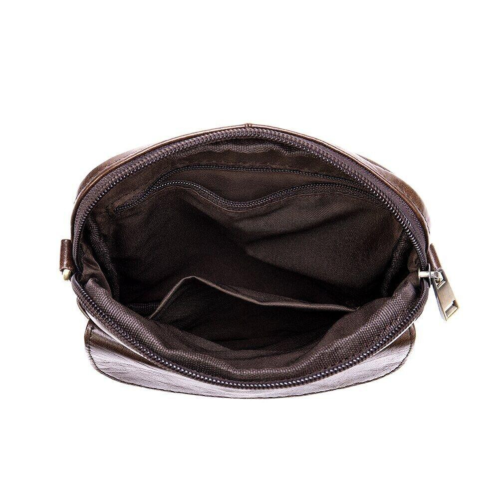 Компактная сумка кожаная Коричневая (Vintage) Киев - изображение 1