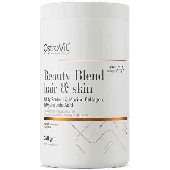 Комплекс для шкіри та волосся OstroVit Beauty Blend Hair &amp; Skin 360 g (French vanilla) Луцьк