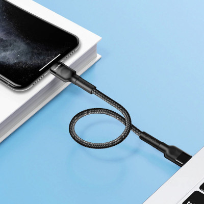 Дата кабель USB-C to Lightning 0.3m 3А black ColorWay (CW-CBPDCL054-BK) Вінниця - фото 8