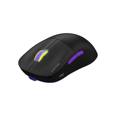Мышка Hator Quasar 2 Ultra 4K Wireless/Bluetooth/USB Black/Lilac (HTM570BL) Винница - изображение 2