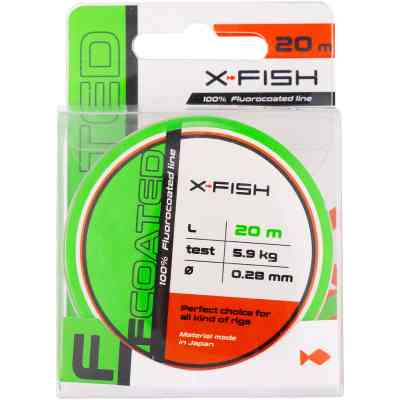 Флюорокарбон X-Fish FCoated 20m 0.28mm 5.9kg (1917.01.46) Вінниця