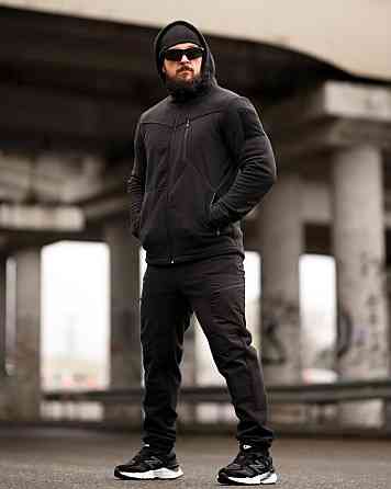 Флісовий спортивний тактичний костюм TARANTUL black ТР6551 Одеса