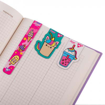 Закладки для книг Yes магнітні Sweet Cream 3 шт (708352) Вінниця - фото 3