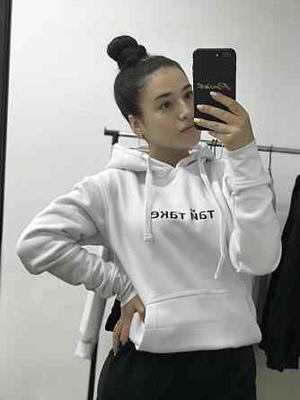 Женская толстовка\ худи премиум с принтом - 