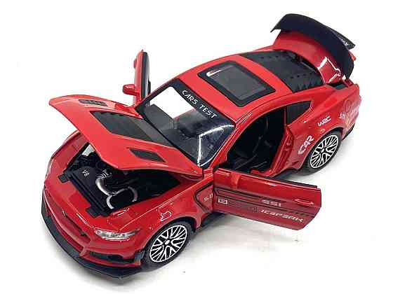 Машинка металева TK Union Group Ford Mustang Shelby 1:32 світло звук Червона (GT-1712) Чернігів