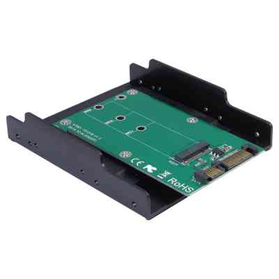 Конвертор Maiwo SATA to M.2 (NGFF) SSD 22*42mm, 22*60mm, 22*80mm, в 3,5" (KT001B) Винница