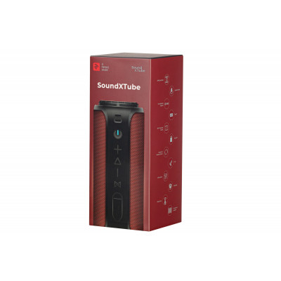 Акустична система 2E SoundXTube TWS MP3 Wireless Waterproof Red (2E-BSSXTWRD) Вінниця - фото 3
