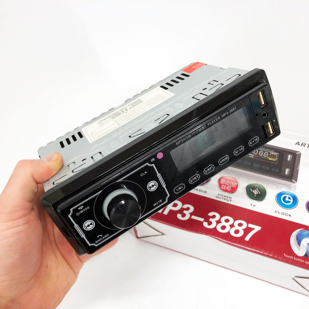 Магнитола автомобильная 1din магнитофон MP3 3887 ISO 1DIN, Штатная магнитола вольцваген автомагнитола ZO-34 Львов - изображение 17