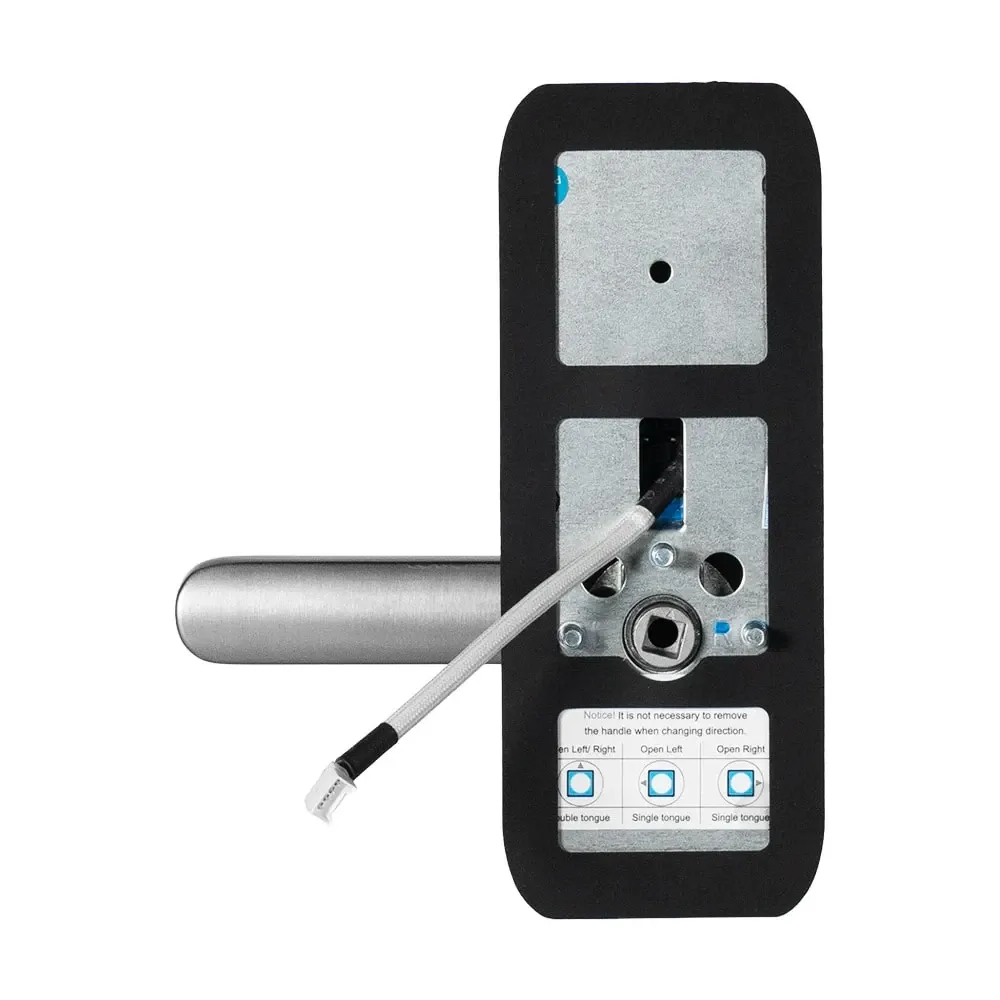 Замок біометричний автономний Trinix TRL-5406BTF Silver L/R з Bluetooth, зчитувачем відбитків пальців і карт Mifare (65-00089) Киев - изображение 18