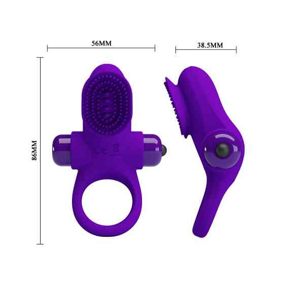 Эрекционное кольцо - Pretty Love Vibrant Penis Ring II Purple Sex Aura Киев