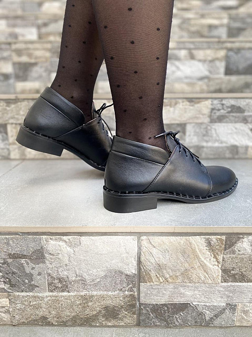 YDG-bellini Туфлі жіночі YDG-bellini 18405 чорні (весна-осінь, шкіра натуральна) (2048) лише 37 Коломия - фото 3